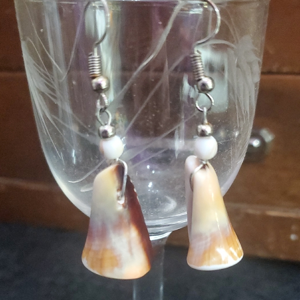 Elegant Shell Drop Earrings AG543